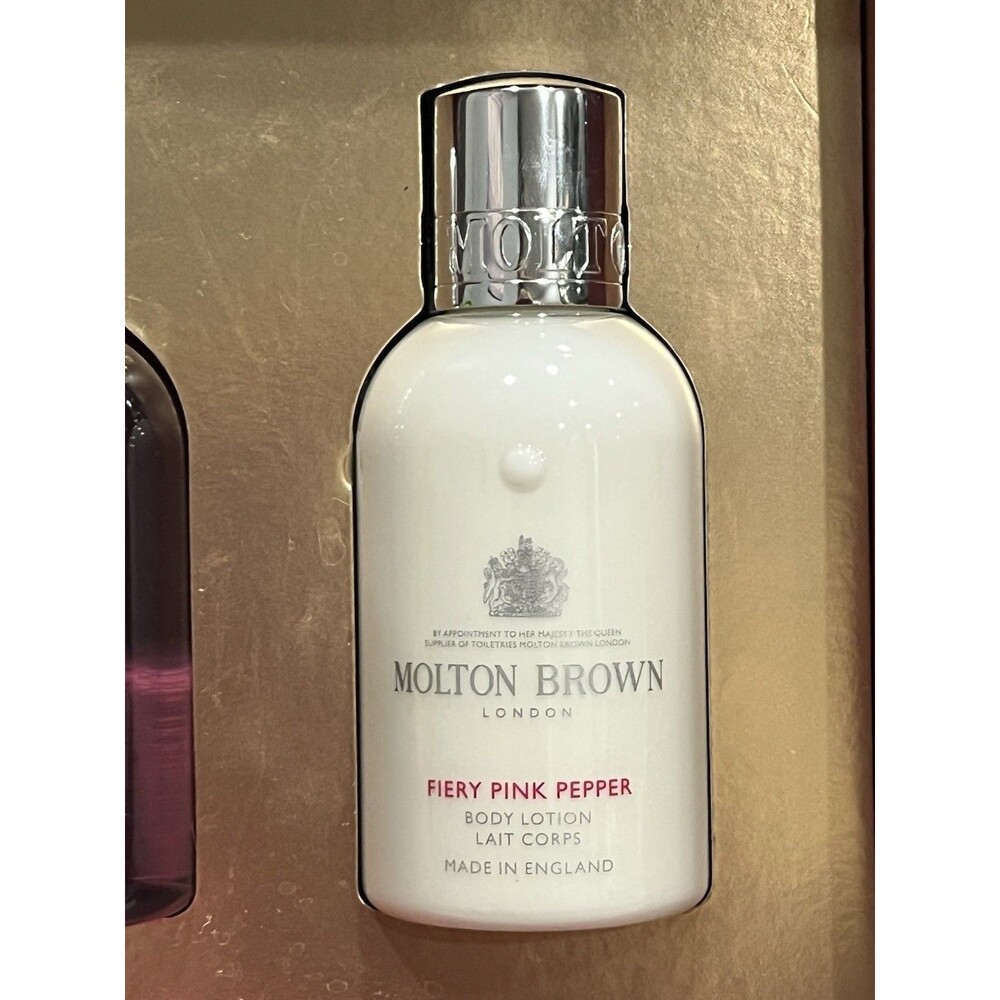 Molton Brown London Fiery Pink Pepper Travel Collection 3 Piece Gift Set - Picture 2 of 7